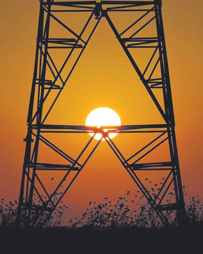 Una torre eléctrica