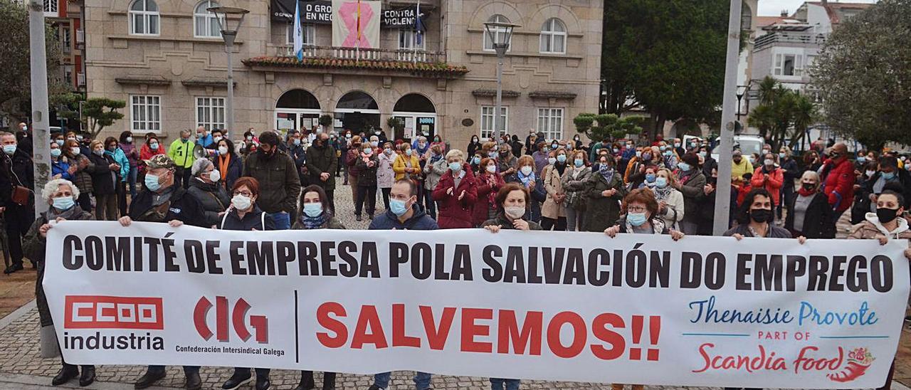 Una de las protestas desplegadas en defensa de la continuidad de Thenaisie Provote. |   //  NOÉ PARGA