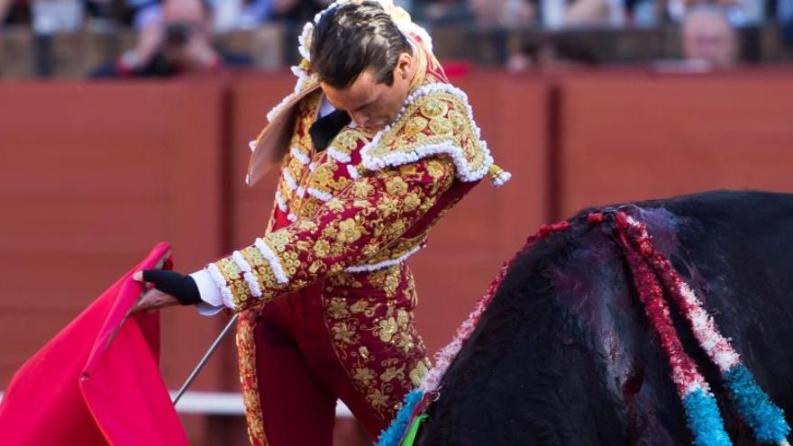 Manzanares a un paso de la Puerta del Príncipe