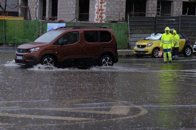 Domingo de lluvias en Gran Canaria por el paso de la tormenta 'Hermine'