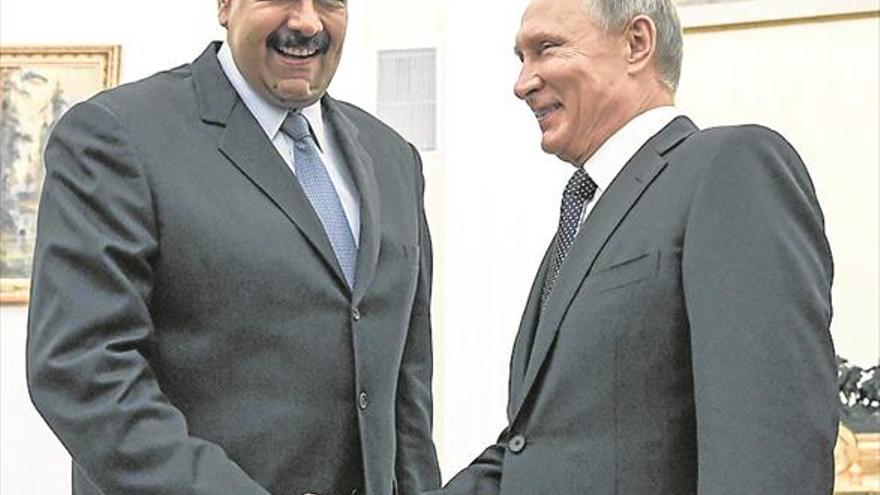 Maduro agradece a Putin su apoyo en la crisis de Venezuela