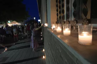 Así ha sido la conmemoración de los 100 años de alumbrado público en el barrio de San Gabriel