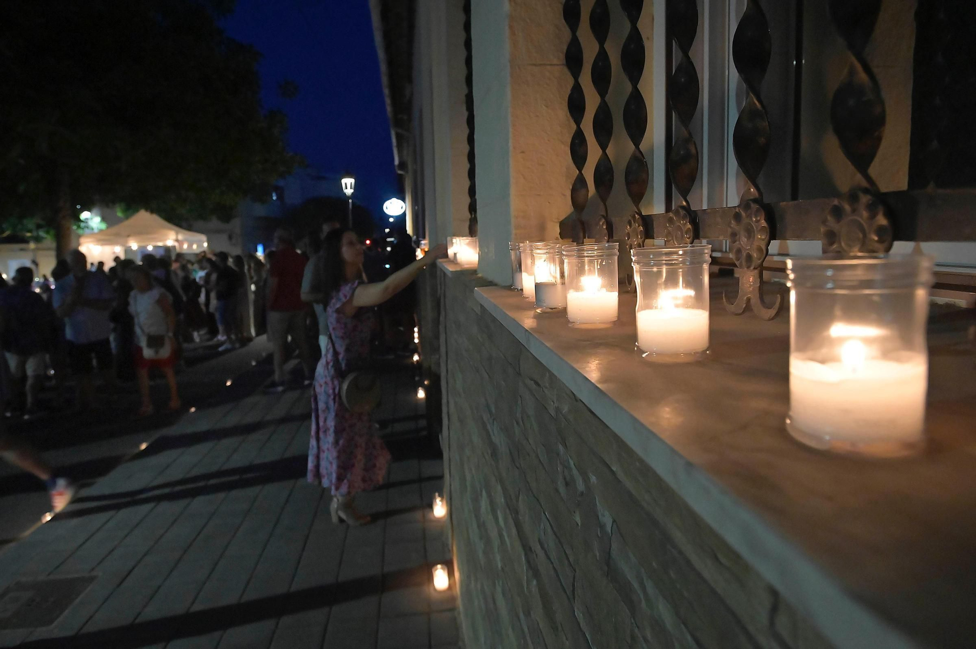 La conmemoración de los cien años de la llegada del alumbrado público en el barrio de San Gabriel, en imágenes