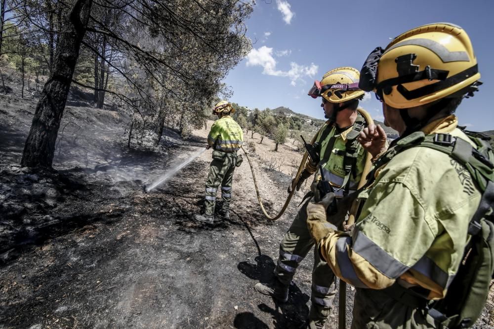 Incendio en La Torre de les Maçanes