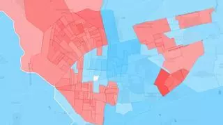 Así votó Elche por barrios y pedanías a PSOE y PP