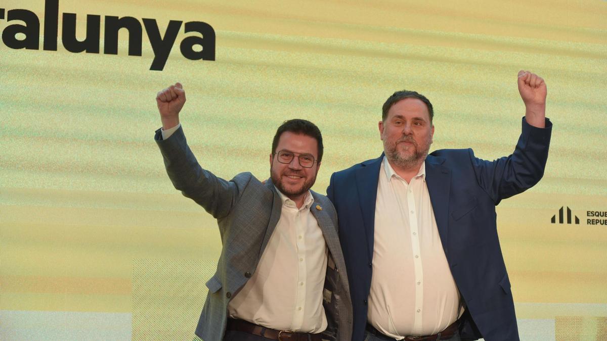 Junqueras: "Aragonès es el mejor candidato" para la presidencia de la Generalitat