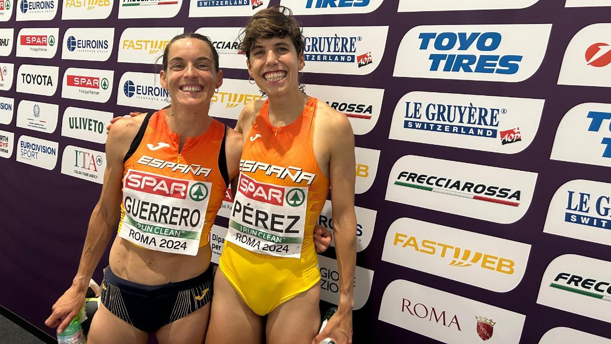 Esther Guerrero y Marta Pérez, finalistas y felices