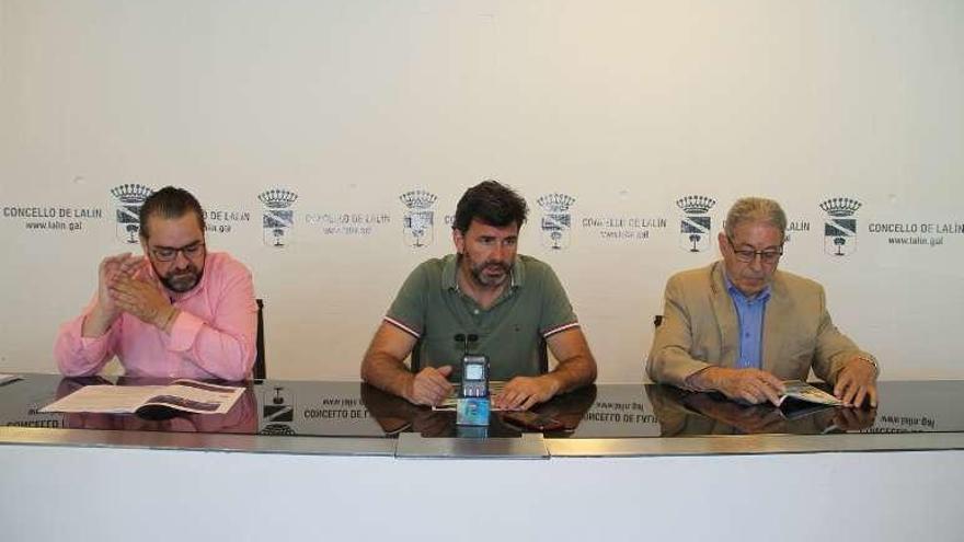 Imagen de la rueda de prensa celebrada ayer. // FdV