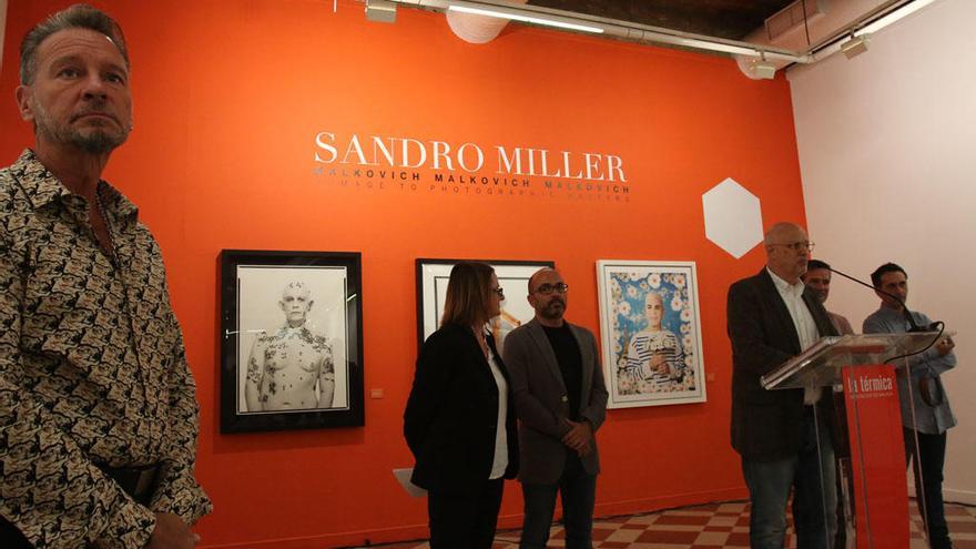 Sandro Miller, durante la presentación de su exposición en La Térmica, en octubre.