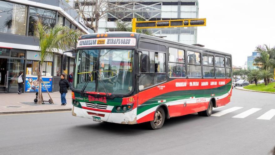 Un autobús en Perú.