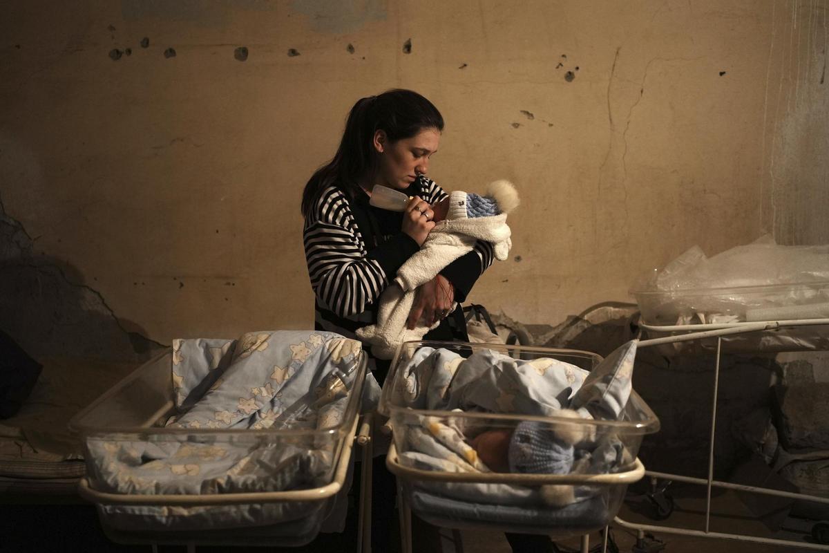 Interior del hospital infantil más grande la ciudad ucraniana de Odesa donde bajaban a los niños neonatos a los búnkeres subterráneos.