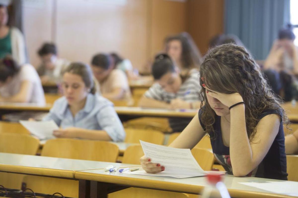 Los alumnos hacen los exámenes Los alumnos hacen los exámenes