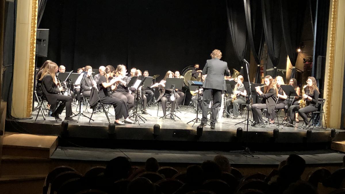 La Banda de Música La Lira de Toro en el concierto celebrado ayer.