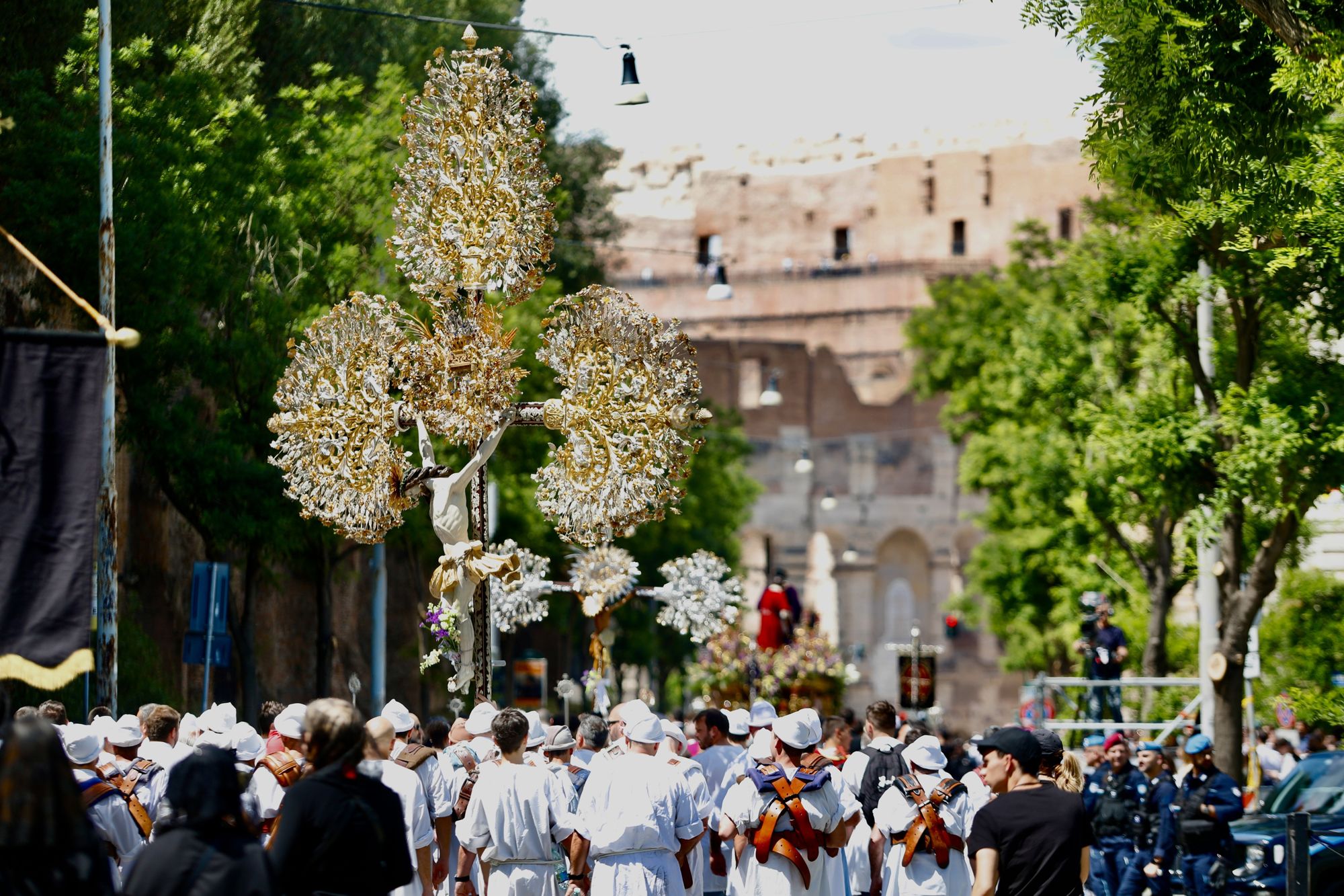 Gran procesión por el Jubileo de las Cofradías, en fotos