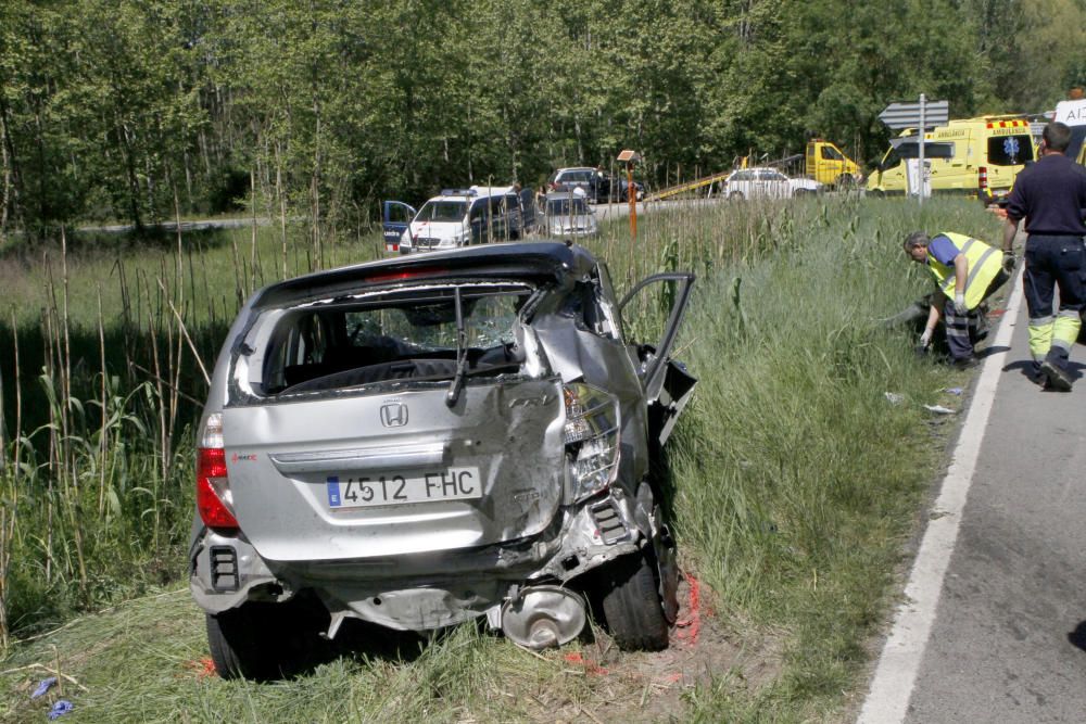 Accident de trànsit a Sils