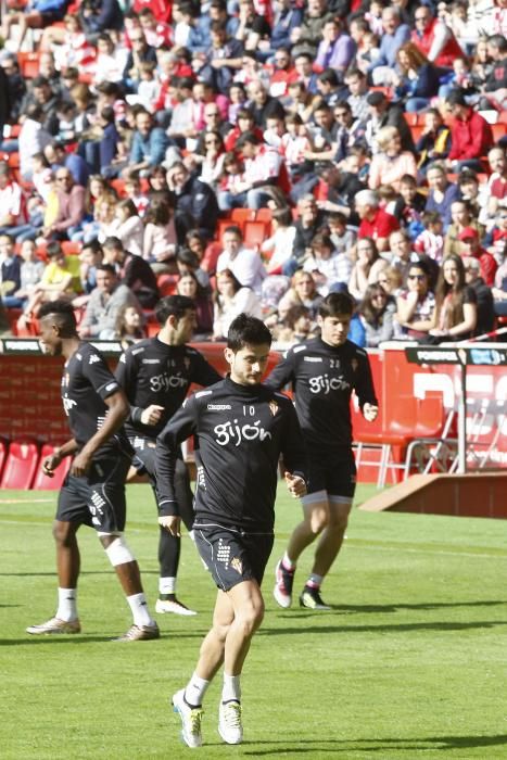 Entrenamiento del Sporting