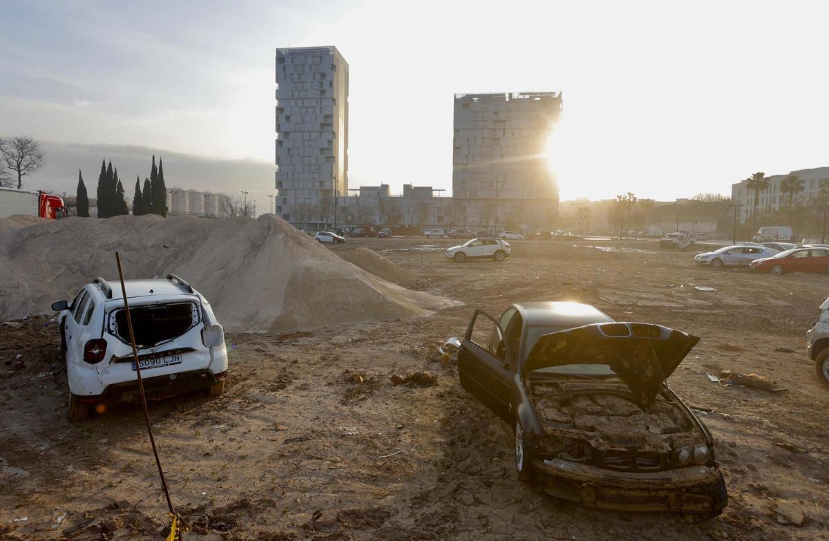 La misma zona de la Torre, la semana pasada tras la retirada de los residuos