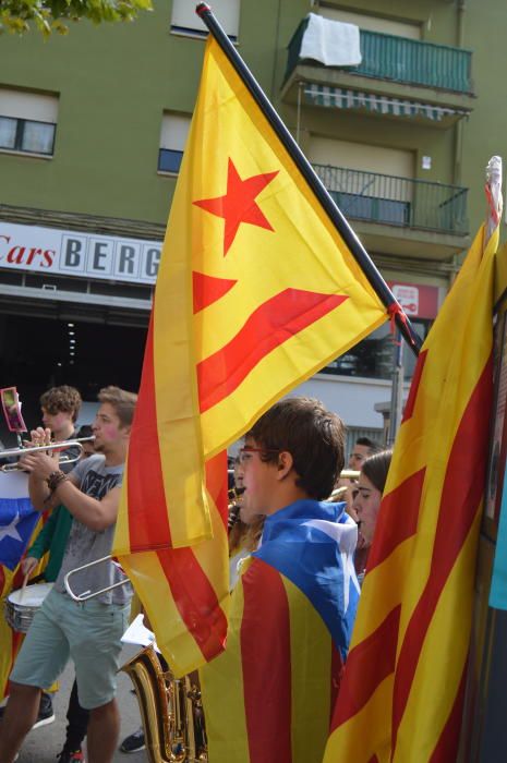 Protesta d''estudiants a Berga a favor de l''1-O.