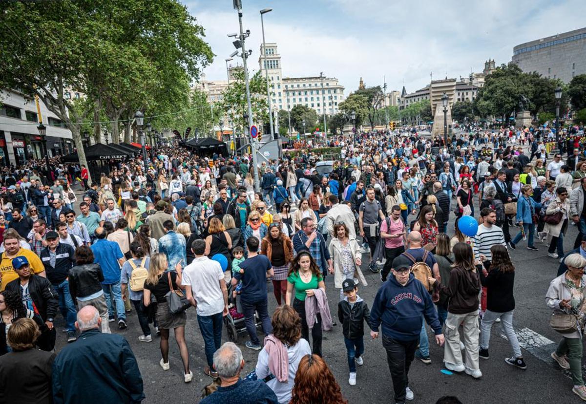 Sant Jordi de récord en Barcelona