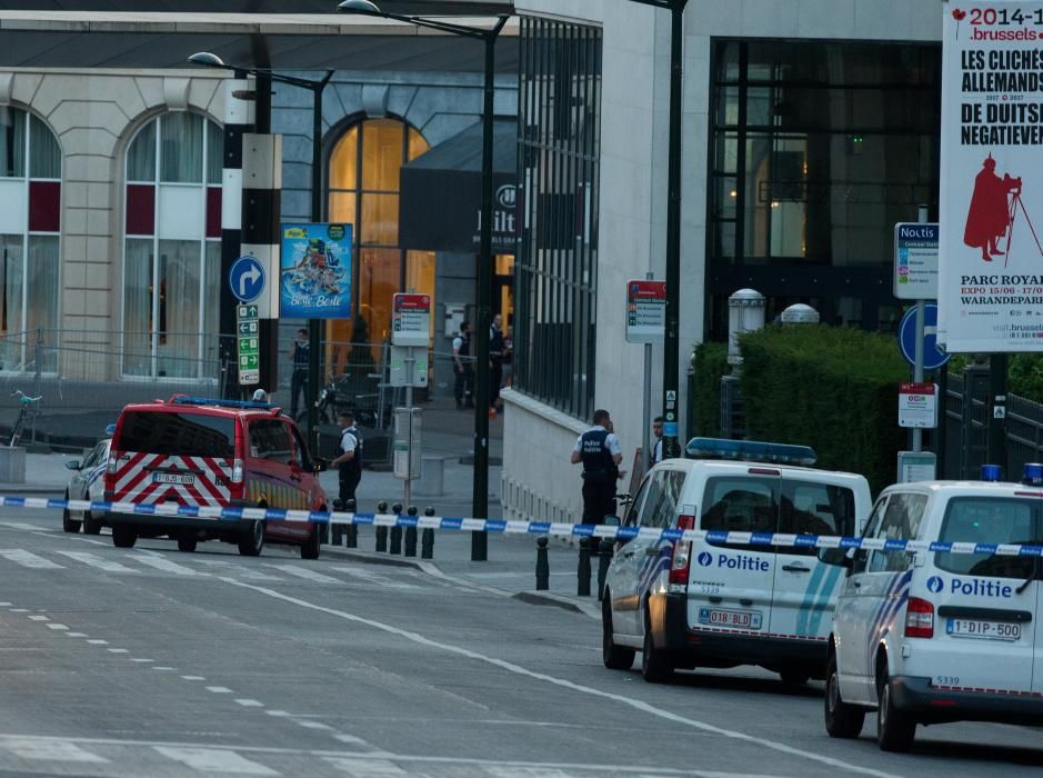 Explosión en la estación central de Bruselas