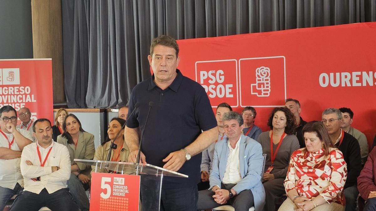 El líder en Galicia de los socialistas, José Ramón Gómez Besteiro.