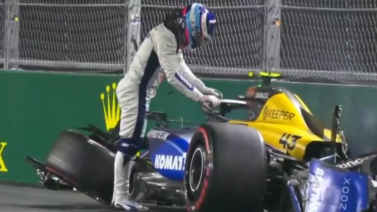 Colapinto, tras su accidente en Las Vegas