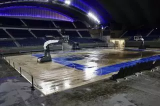 El Alimerka Oviedo Baloncesto vuelve el viernes al Palacio de los Deportes con nuevo parqué