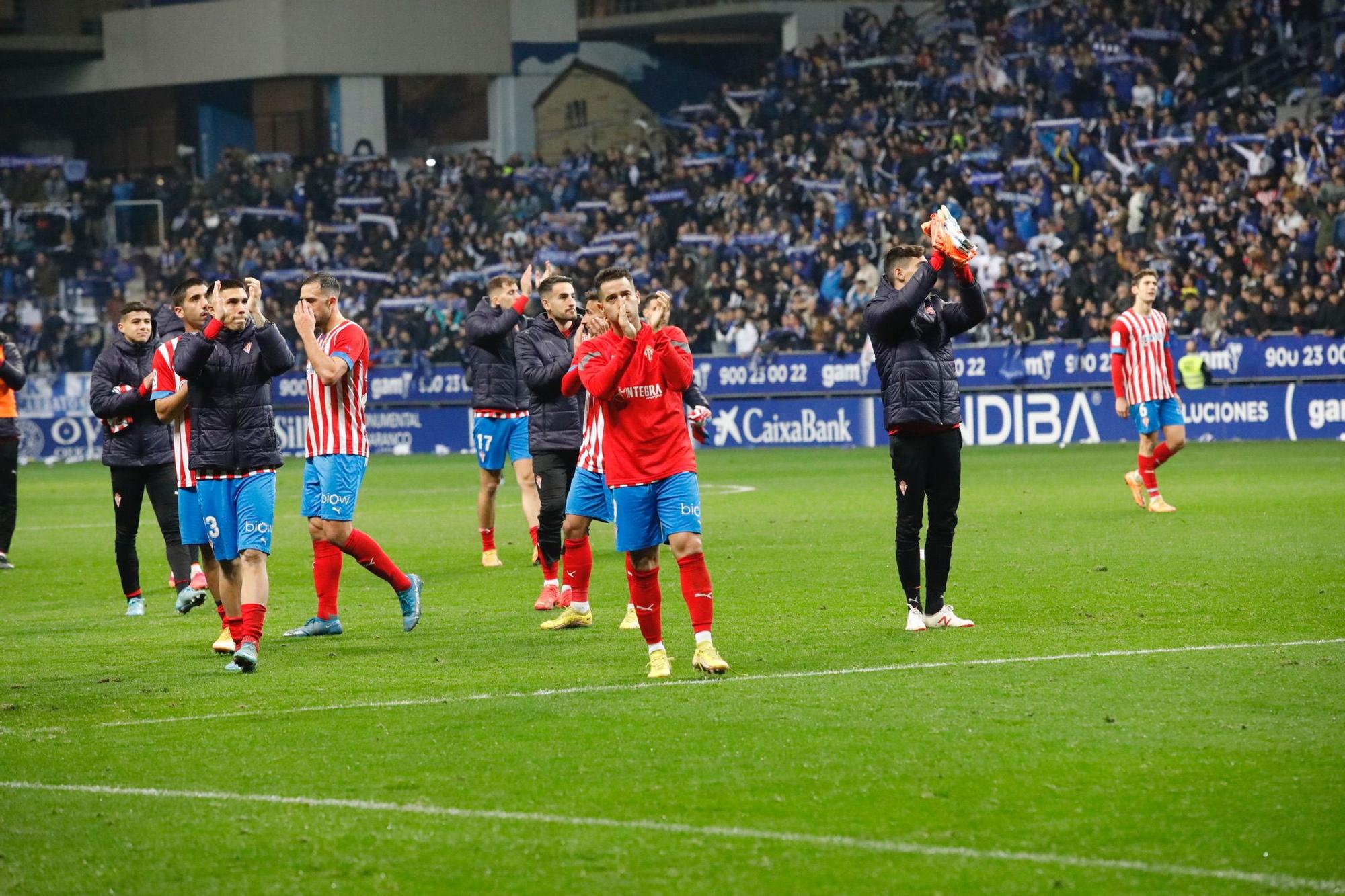 En imágenes: así se vivió el derbi en el Tartiere