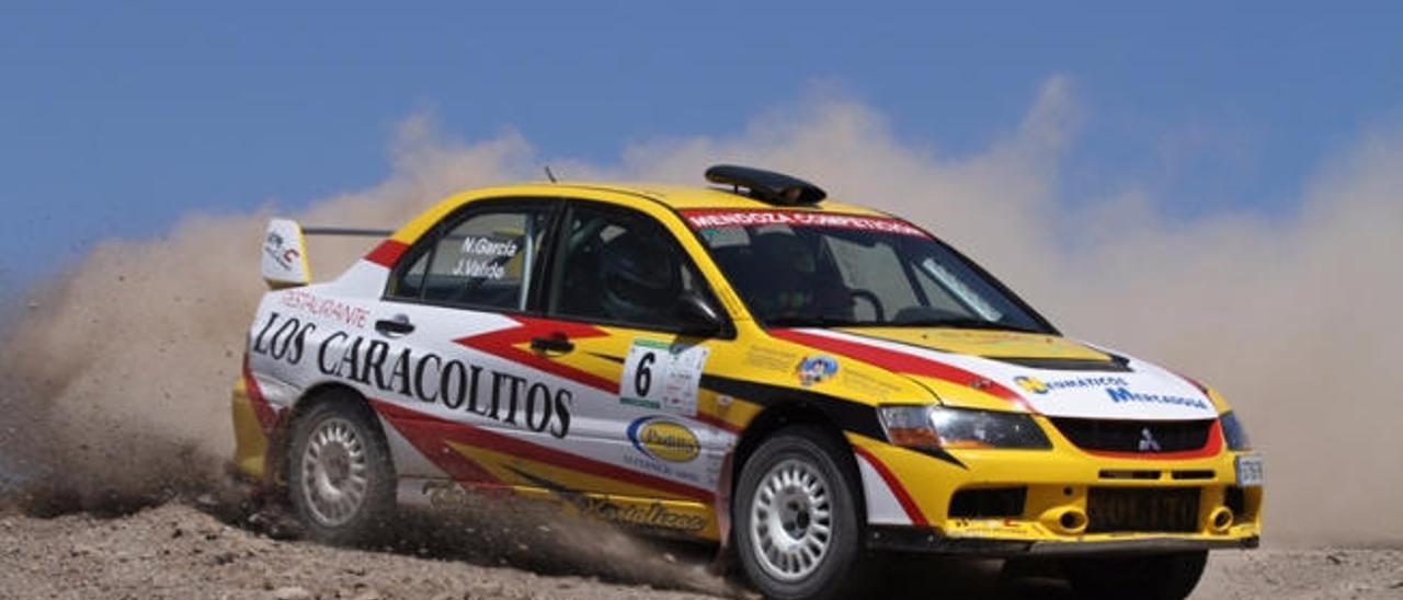 Nolito García y Jesús Valido, con el Mitsubishi Lancer EVO-IX, comandan la lista de inscritos.