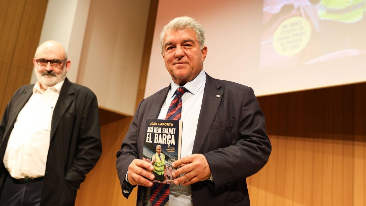 Laporta: "Tendría que hacer otro libro diciendo de quién hemos salvado el Barça"