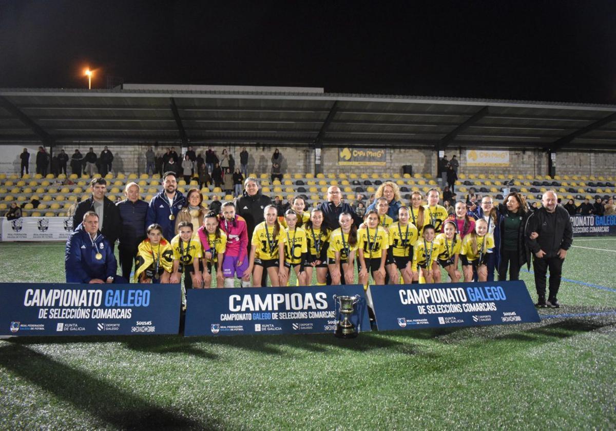 Las selecciones de A Costa y A Coruña ganan el Campeonato Gallego en Mos | FDV