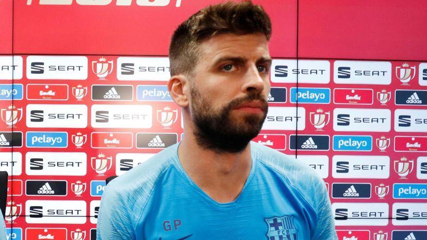 El central del FC Barcelona, Gerard Piqué