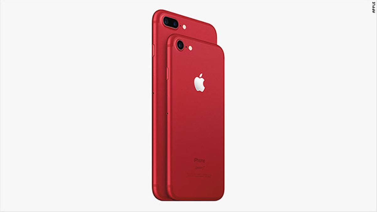 iPhone 7 en rojo