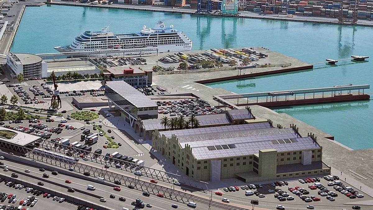 Figuración de la nueva terminal de cruceros