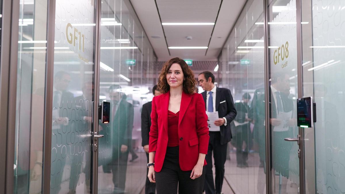 La presidenta de la Comunidad de Madrid, Isabel Díaz Ayuso.