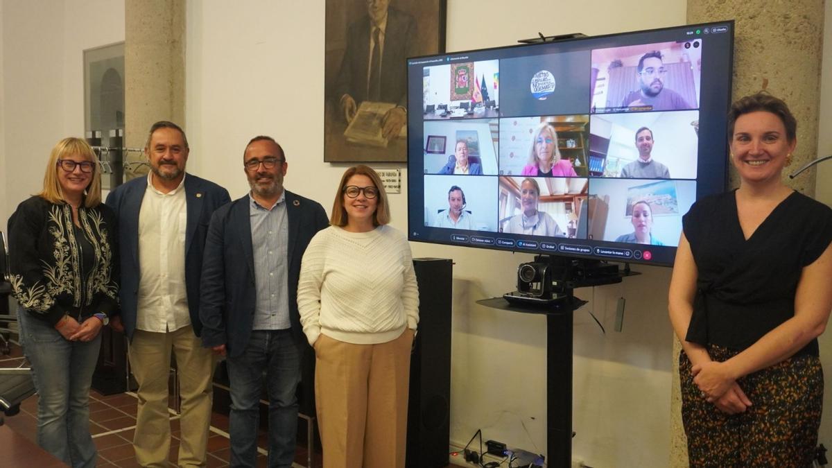 Imagen de la reunión de la Comisión de Cooperación al Desarrollo y Objetivos de Desarrollo Sostenible de la FEMP.