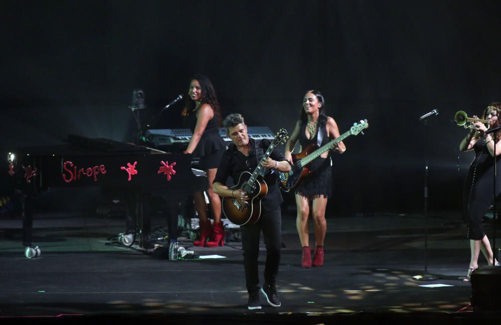 Concierto de Alejandro Sanz en Málaga