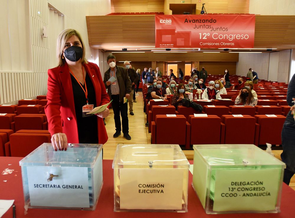 Marina Borrego pretende hacer de CCOO la primera fuerza sindical de Córdoba