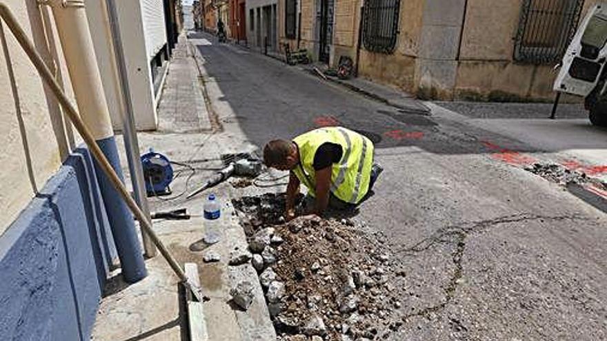 Comença la reurbanització del carrer Muntanya de les Pedreres