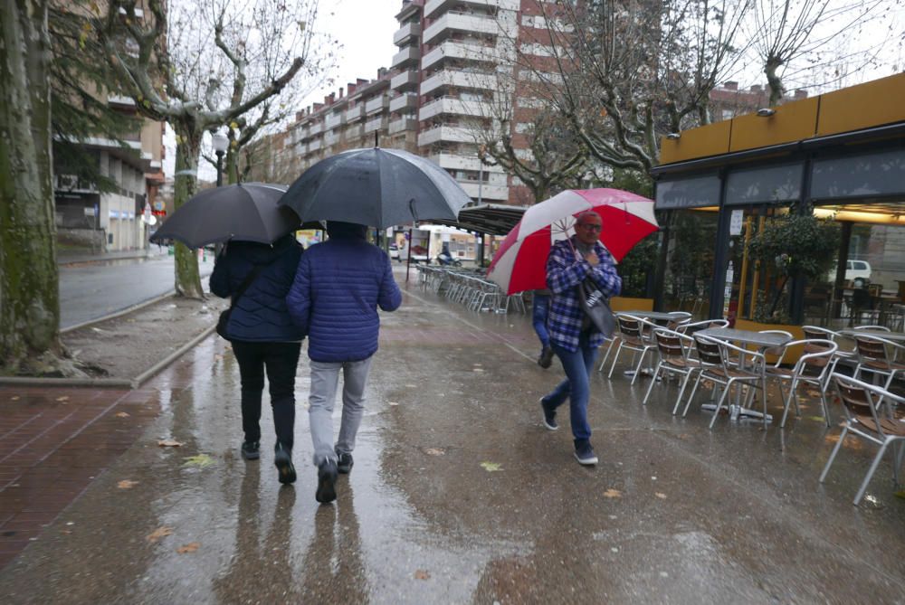 Dimarts de pluja a la Catalunya Central amb el pas de la borrasca Glòria