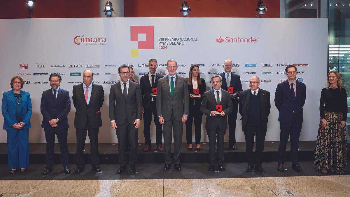 Foto ganadores Premio Nacional Pyme del año.