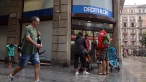 Tienda Decathlon en Barcelona.