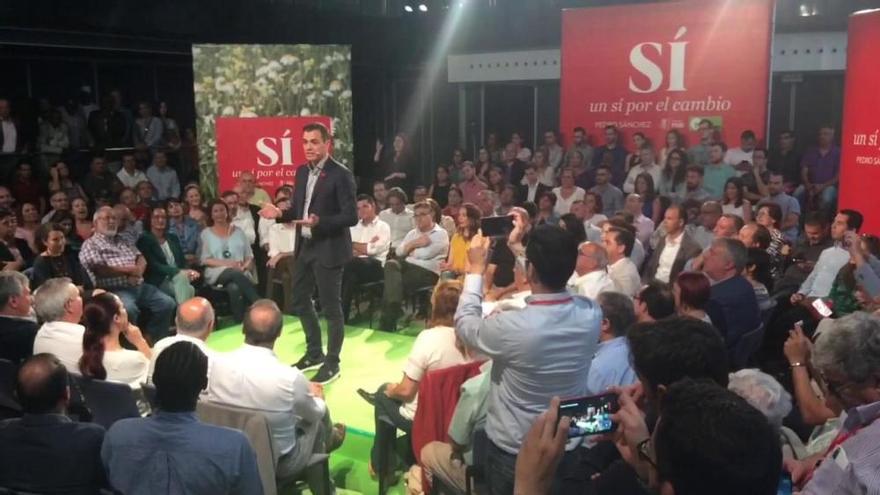 Mitin de Pedro Sánchez en Gran Canaria