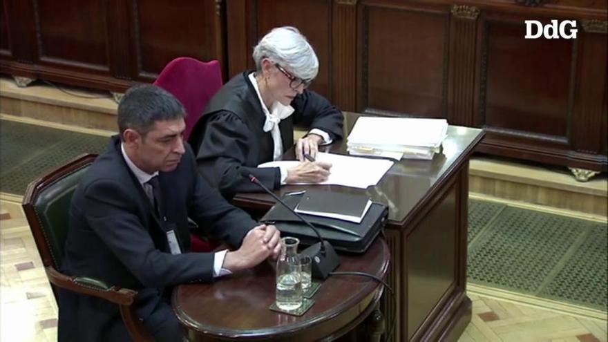 Judici del Procés en directe: Josep Lluís Trapero critica el "punt d'irresponsabilitat" de Forn