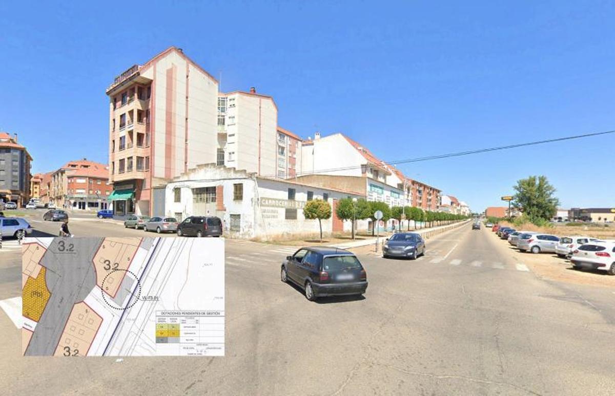 La nave almacén expropiada.