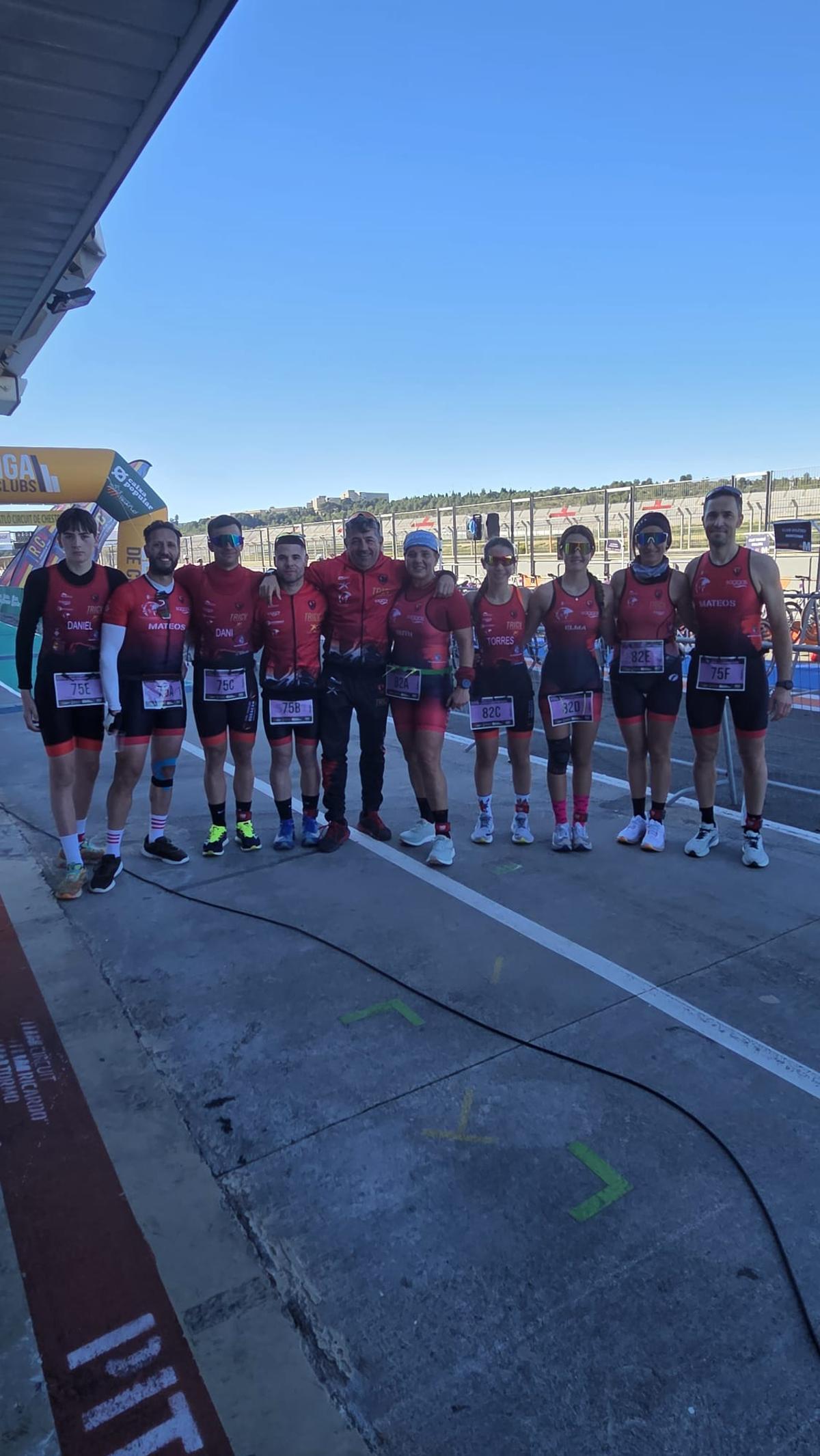 Equipo amateur en Cheste.