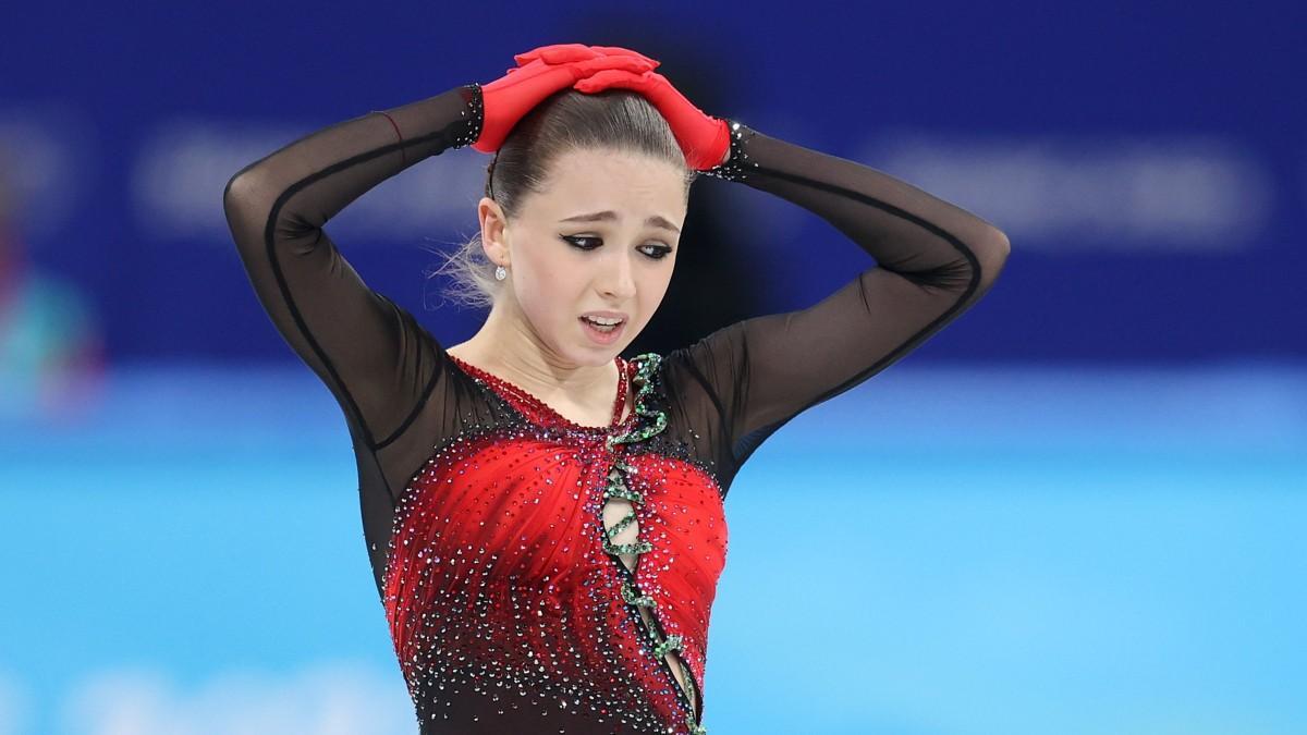 La patinadora rusa Kamila Valíeva, durante los JJOO de Invierno de Pekín