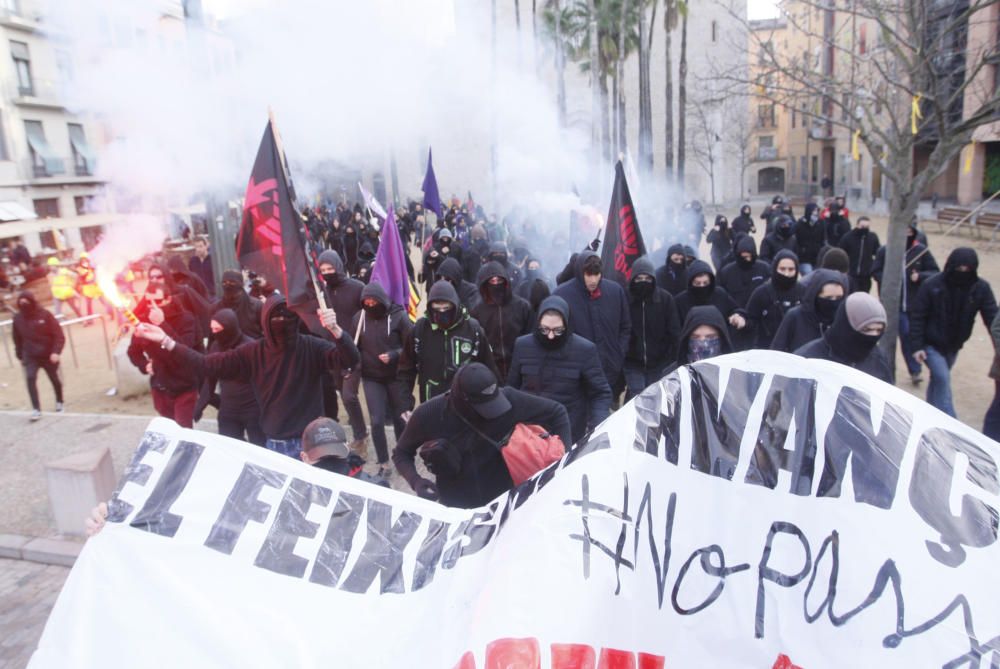 Manifestació antiborbònica a Girona