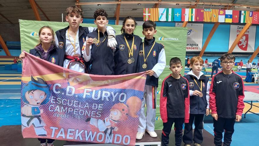 El Club Furyo de Alicante gana el Open de Aragón por equipos en categoría cadete