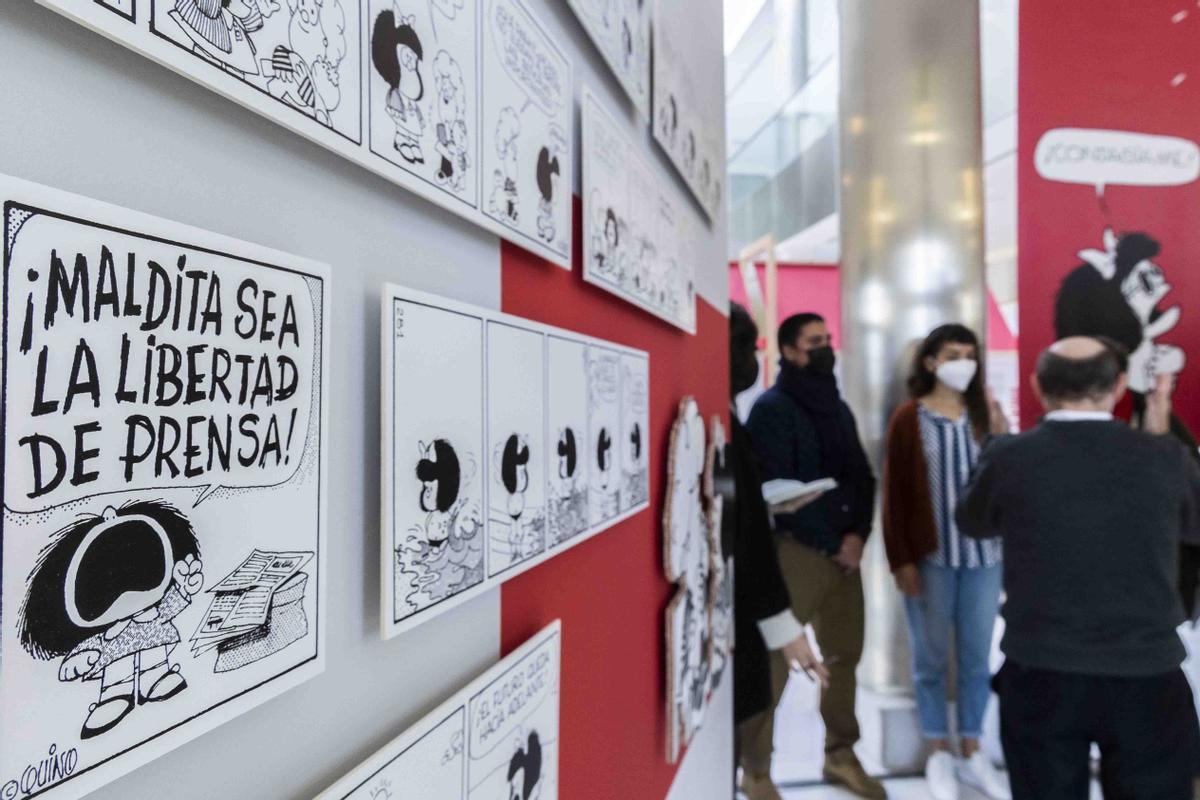 Quino y Mafalda toman València
